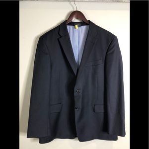 Tommy Hilfiger Mens Blazer Navy pin striped coat